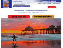 Tablet Screenshot of hbstaffing.com